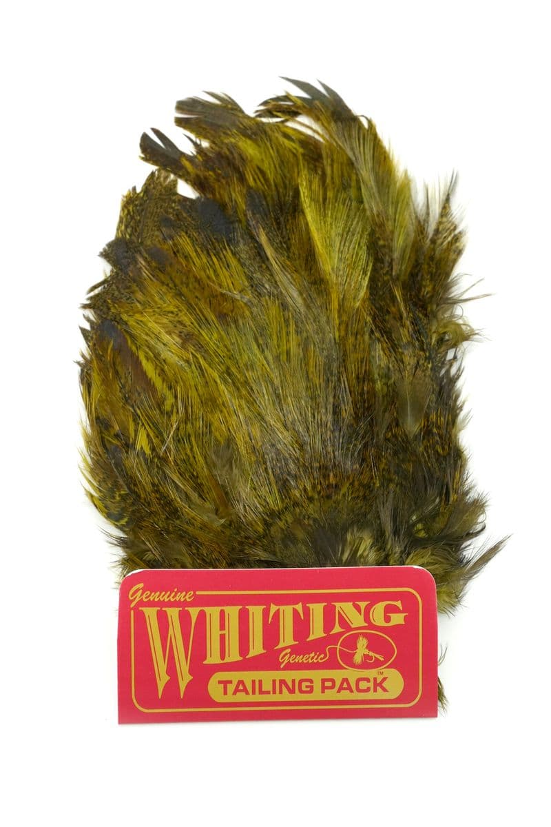 Coq de Leon Mayfly Tailing Pack Badger dyed Olive view 2