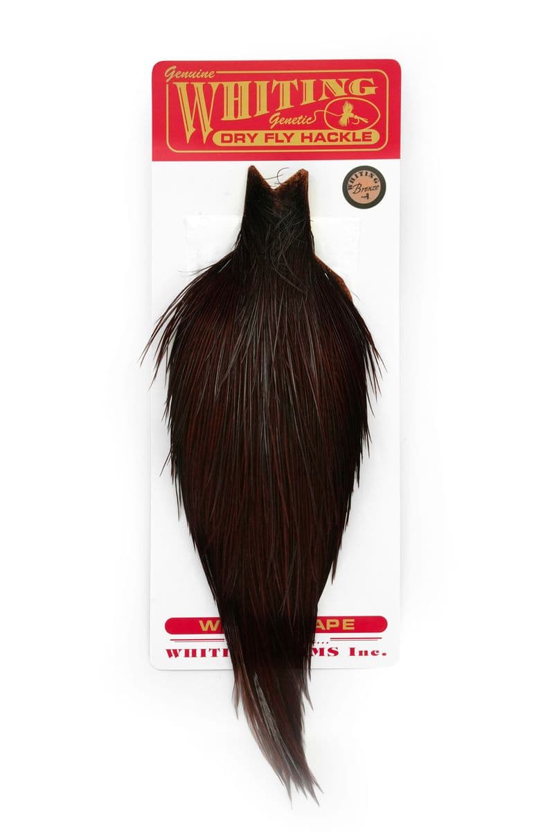 Whiting Bronze Cape White dyed Coachman Brown view 3