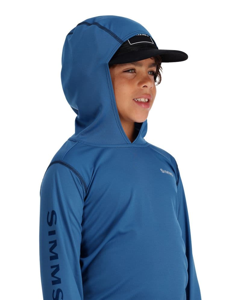 Kid's Solar Tech Hoody Nightfall view 1