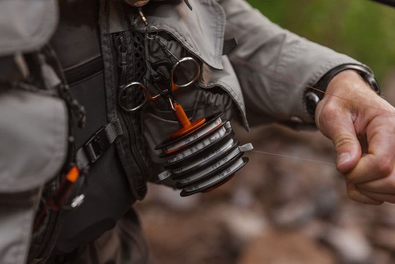Tippet Holder Metallic Grey