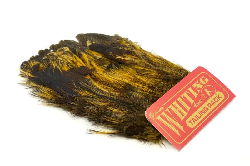 Coq de Leon Mayfly Tailing Pack Badger dyed Pale Yellow view 1