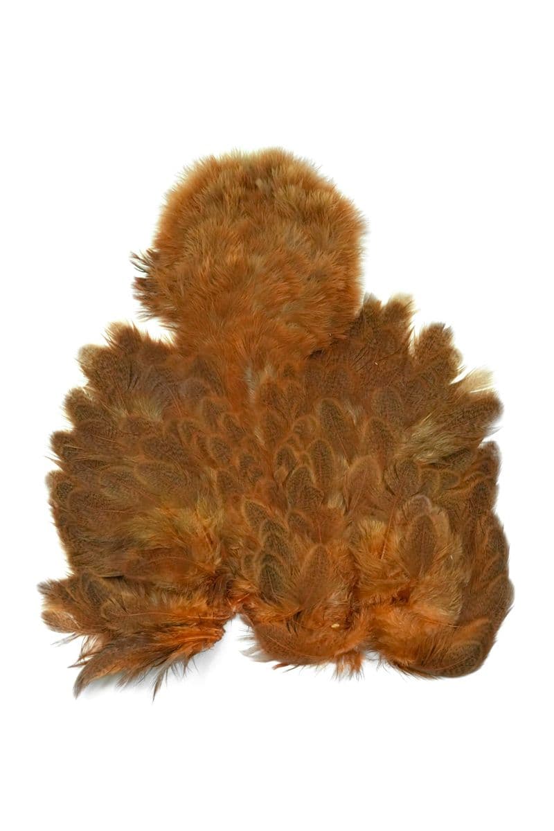 Brahma Hen SH/C Mottled Grey dyed Golden Brown view 3