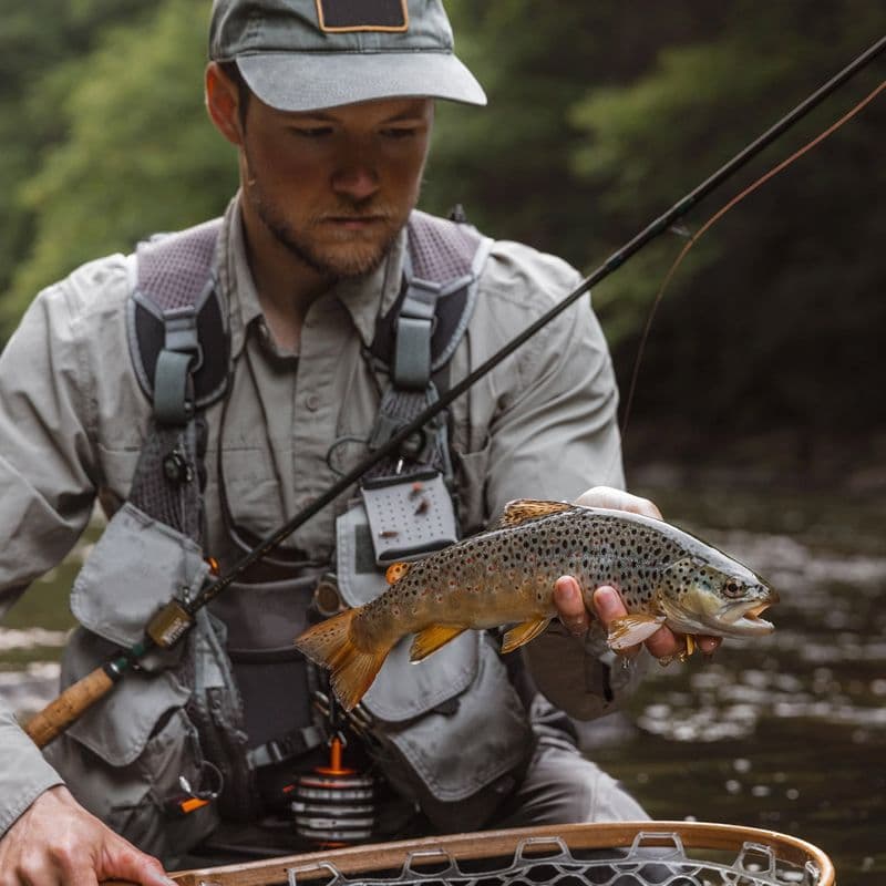 Middle Fork Fly Patch™ with zinger and attachment cable view 1