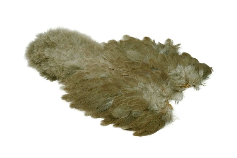 Brahma Hen SH/C Mottled Grey dyed Tan view 2