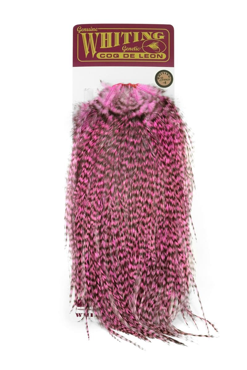 Coq de Leon Bronze Saddle Grizzly dyed Shell Pink view 3