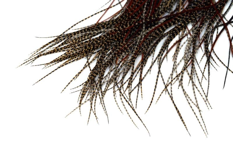 Whiting Bronze Midge 1/2 Saddle Grizzly Variant view 4