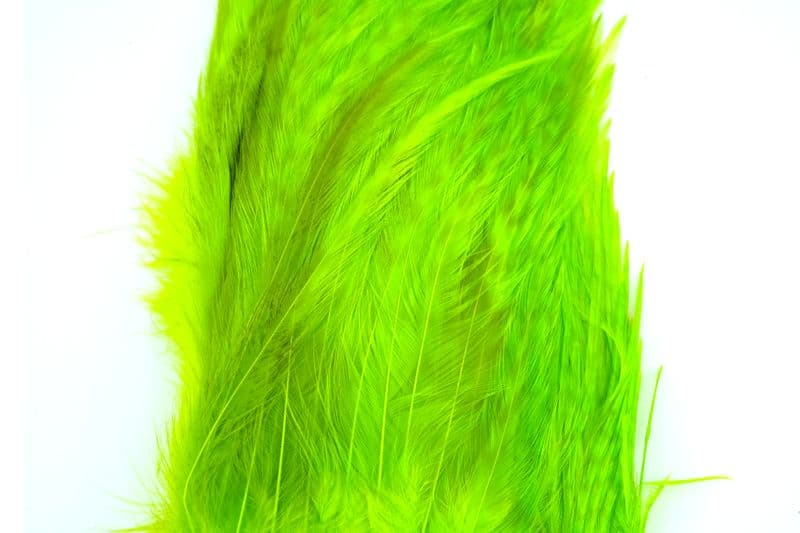 Whiting Bugger Pack White dyed Fl. Green Chartreuse view 1