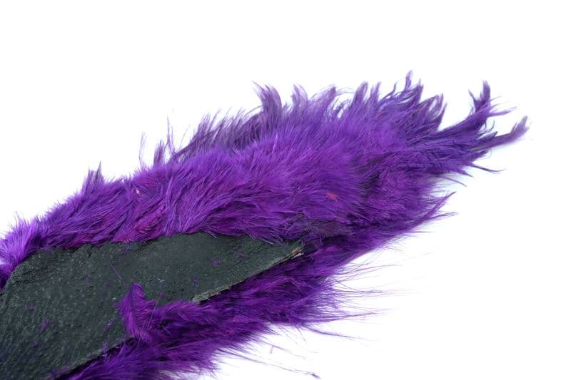 Bird Fur White dyed Purple view 1