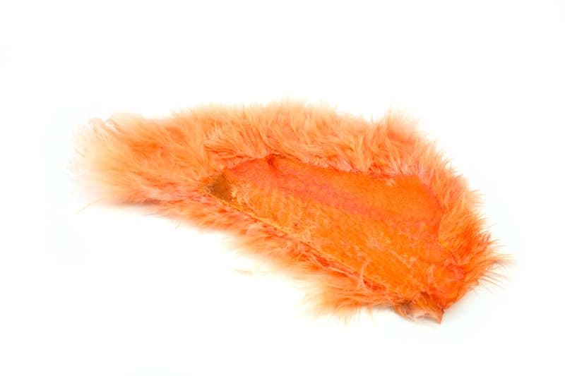 Mini Bird Fur White dyed Salmon view 3