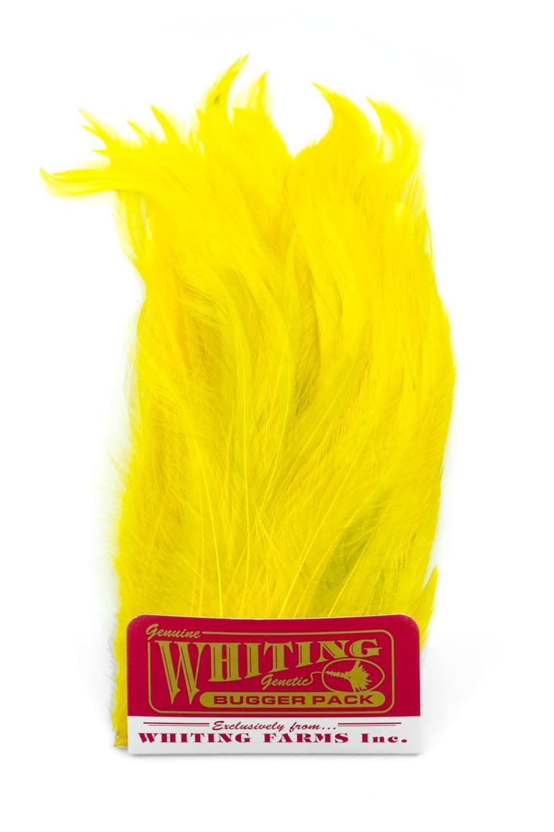 Whiting Bugger Pack White dyed Yellow view 3