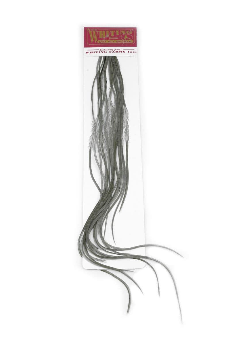 Whiting 100 Pk Size 10 White dyed Dark Dun view 2