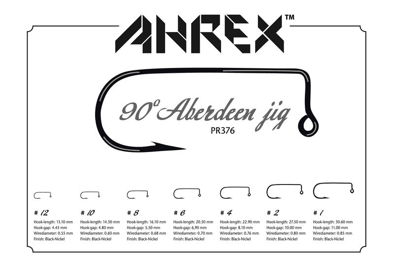 PR376 90 Degree Aberdeen Jig Hook # view 3