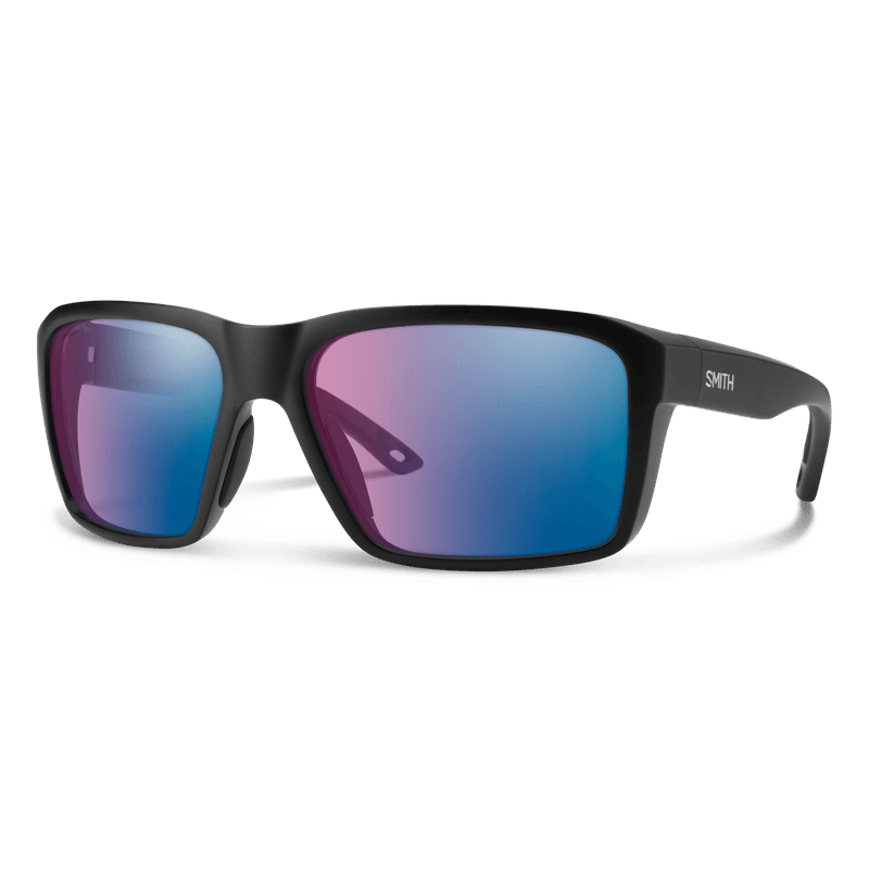 Backcast Matte Black CP Glass Polarchromic Rose Blue Mirror