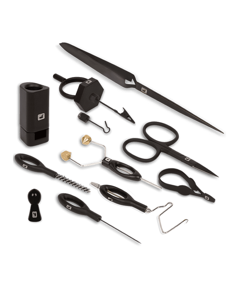 Complete Fly Tying Tool Kit - Black view 3