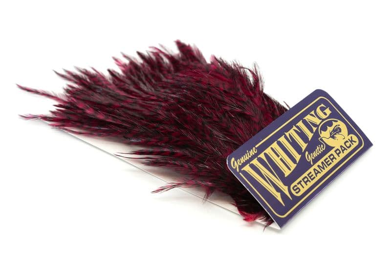 American Streamer Pack Grizzly dyed Claret view 3