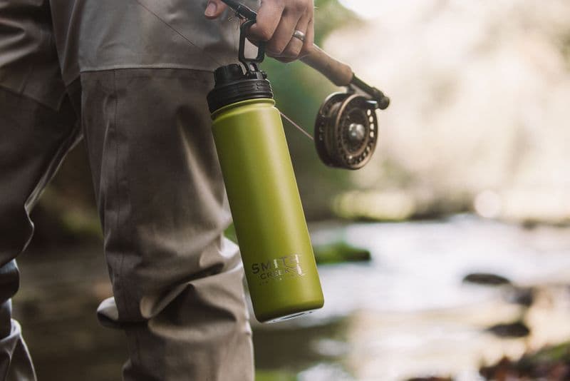 Smith Creek Beverage Bottle Green view 3