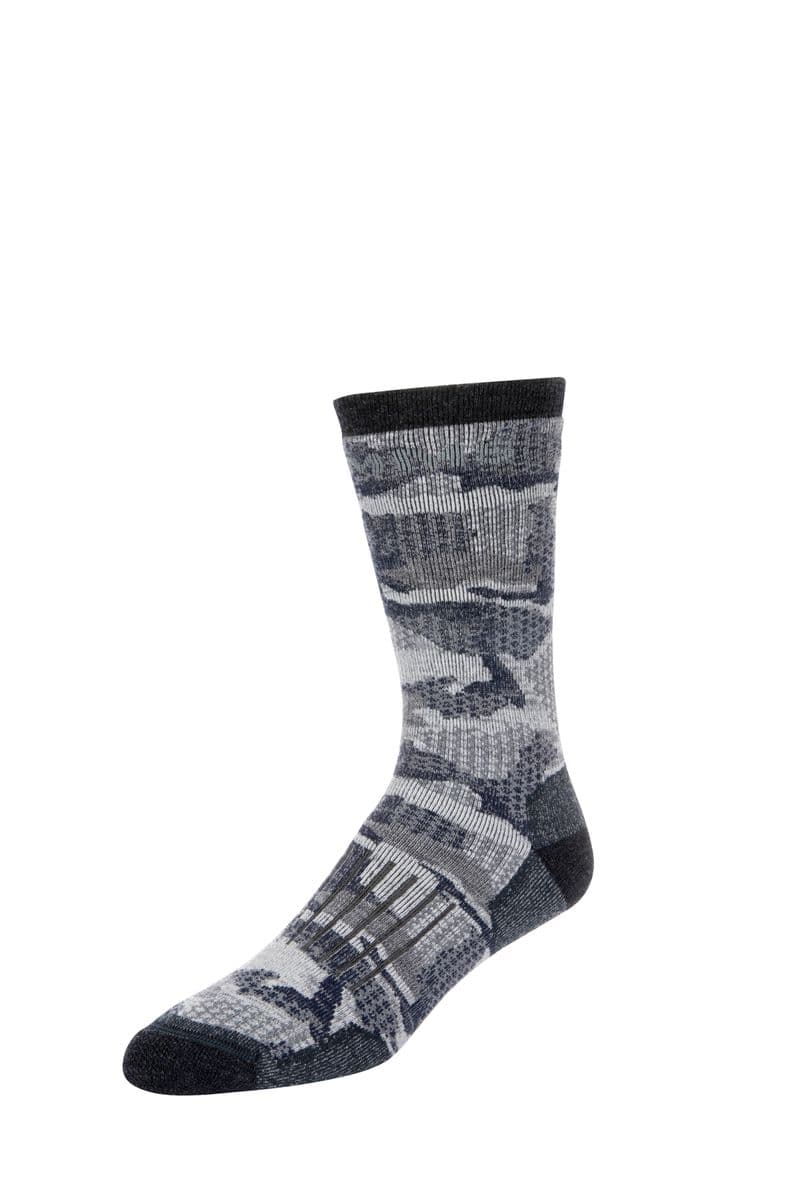 Wms Merino Midweight Hiker Sock Hex Flo Camo Admiral view 1