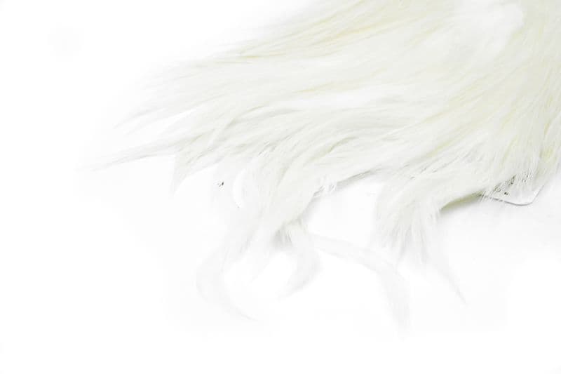 Spey Hackle Rooster Saddle Bronze White view 4