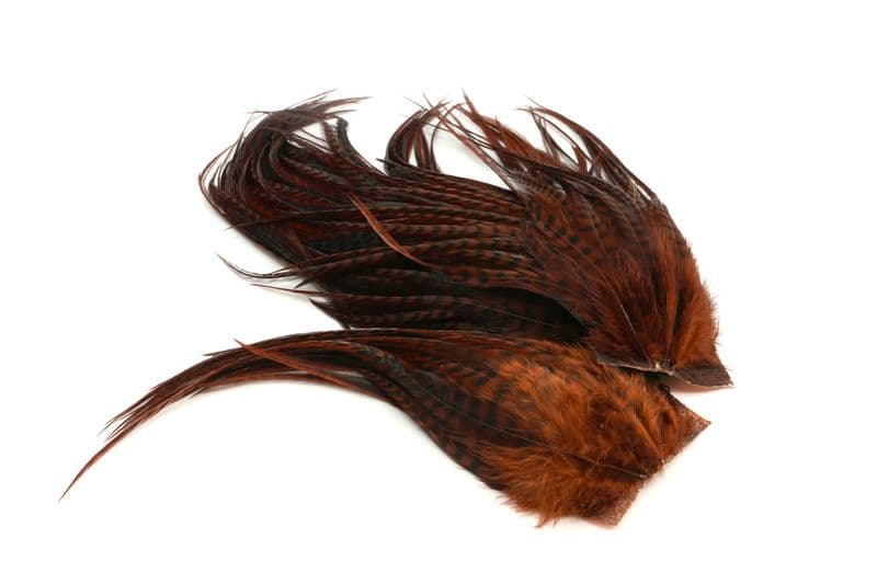 Whiting Bugger Pack Grizzly dyed Coachman Brown view 4