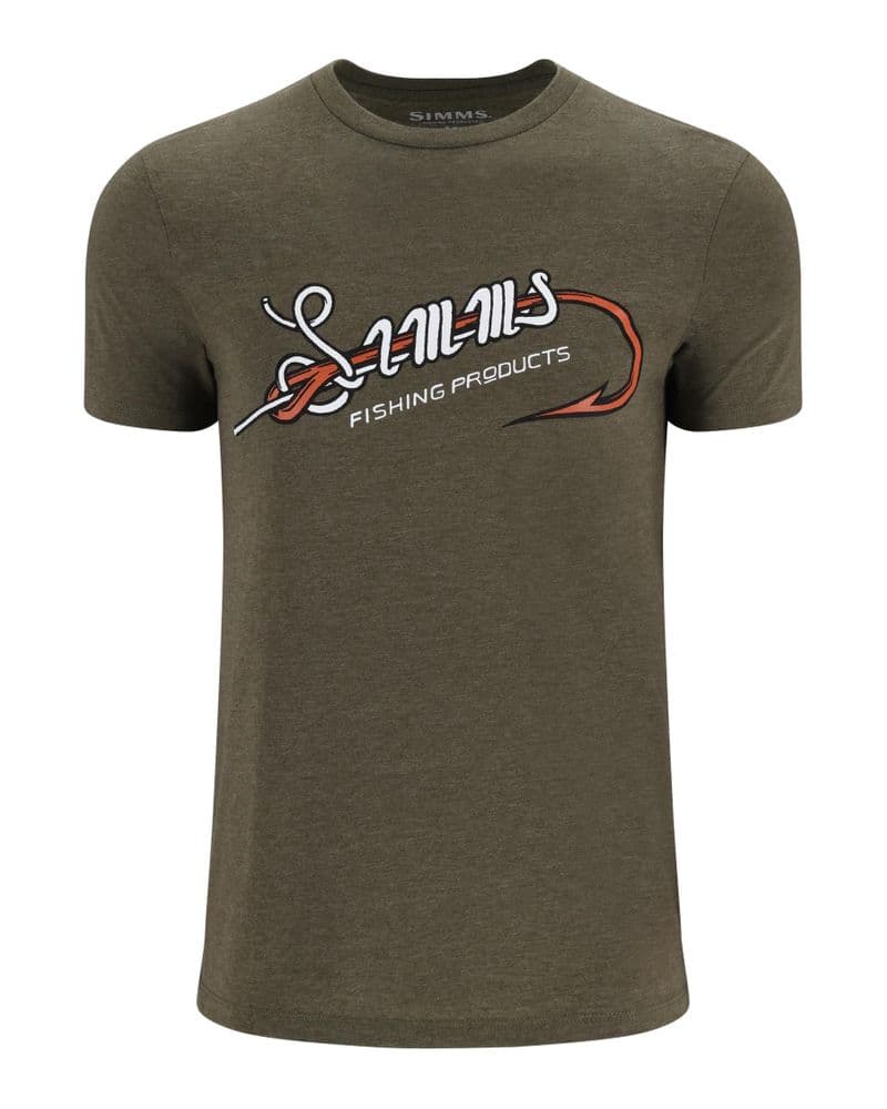 Simms Hook & Loop T-Shirt Military Heather