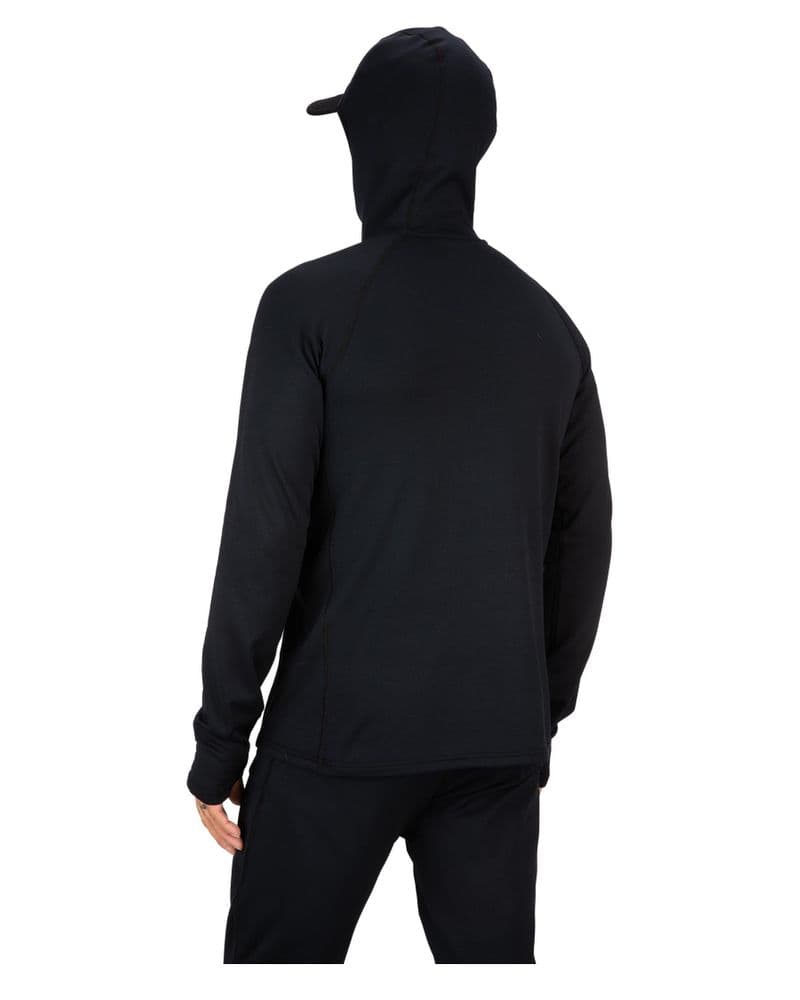 Heavyweight Baselayer Hoody Black view 3