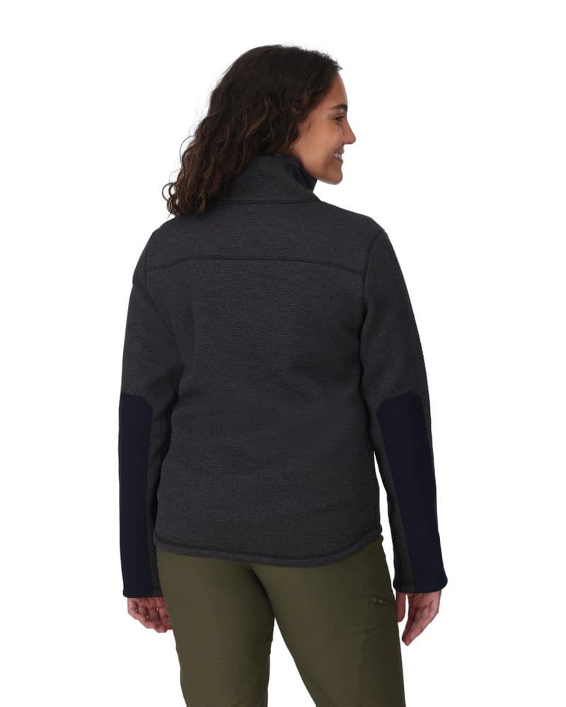 Wms Harbor Fleece Black Heather view 4