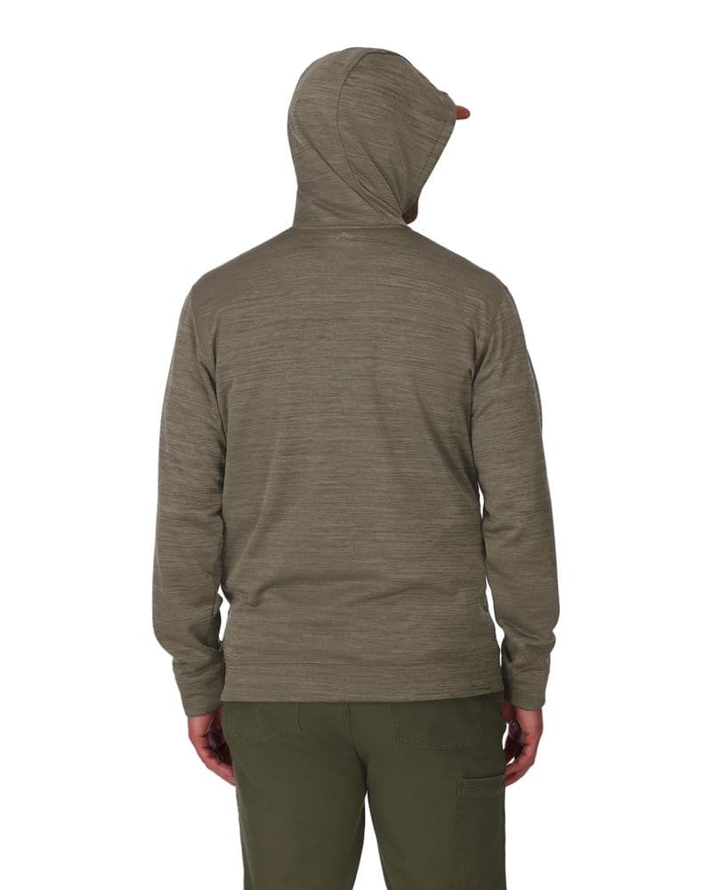 Simms Challenger Hoody Loden Heather view 4