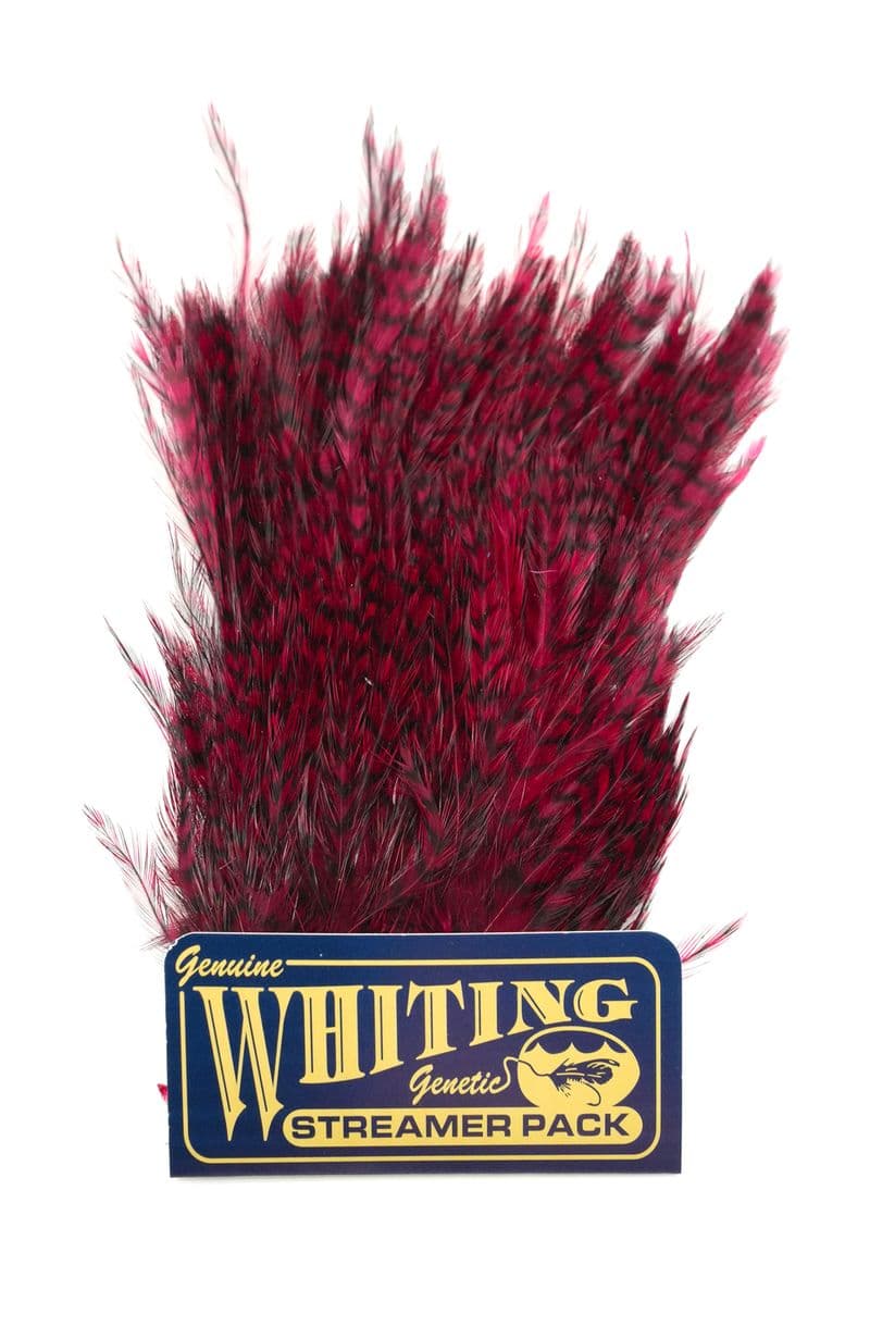 American Streamer Pack Grizzly dyed Claret view 4