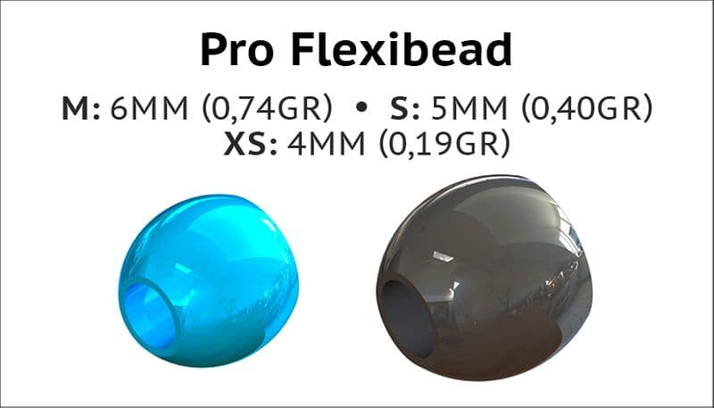 Flexibeads M (6mm) Black view 2