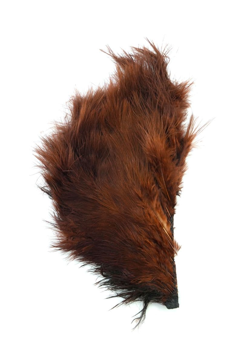 Mini Bird Fur White dyed Coachman Brown view 3