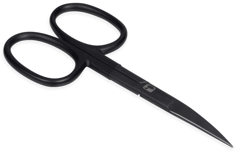 Ergo Curved Hair Scissors - Black view 2