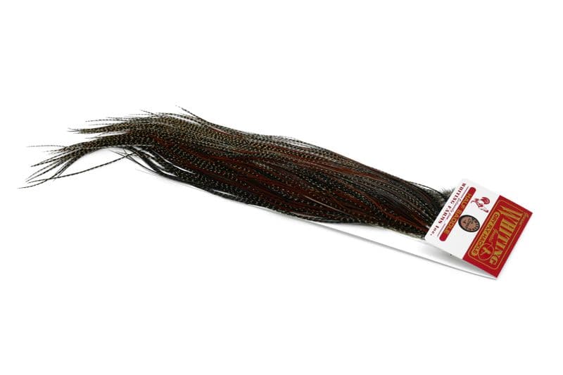 Whiting Bronze Midge 1/2 Saddle Grizzly Variant view 2