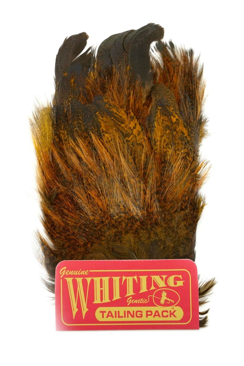 Coq de Leon Mayfly Tailing Pack Badger dyed Copper Olive view 2