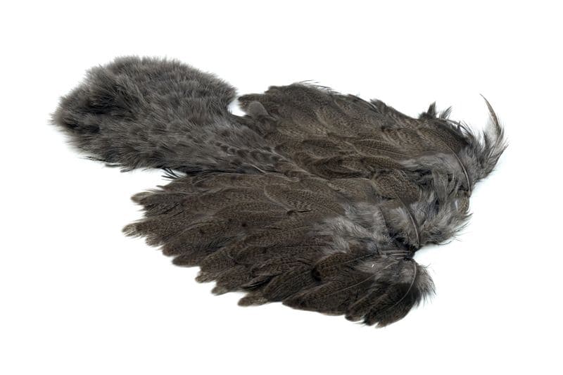 Brahma Hen SH/C Mottled Grey dyed Dark Dun view 2