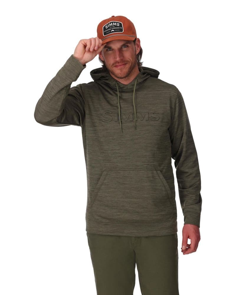 Simms Challenger Hoody Loden Heather view 3