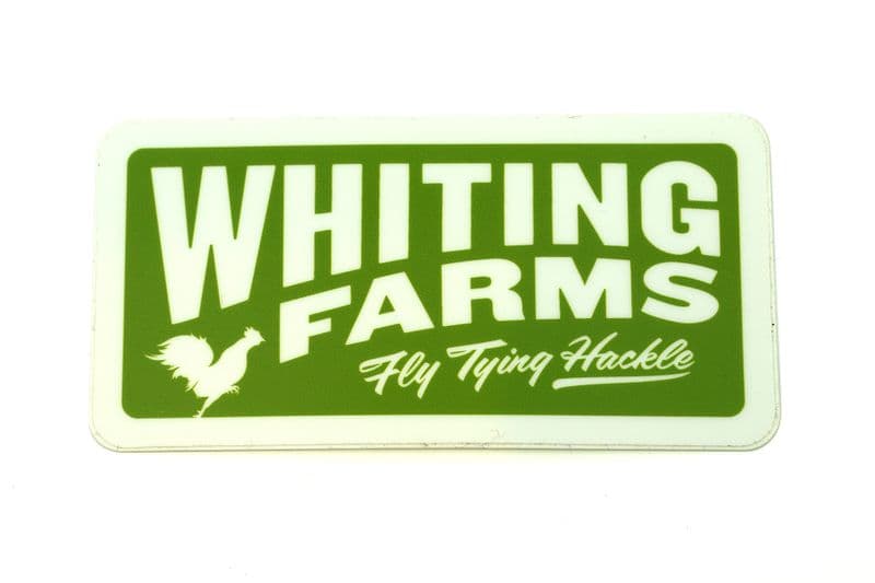 Whiting Farms Logo Sticker 4´´X2´´ Green view 1