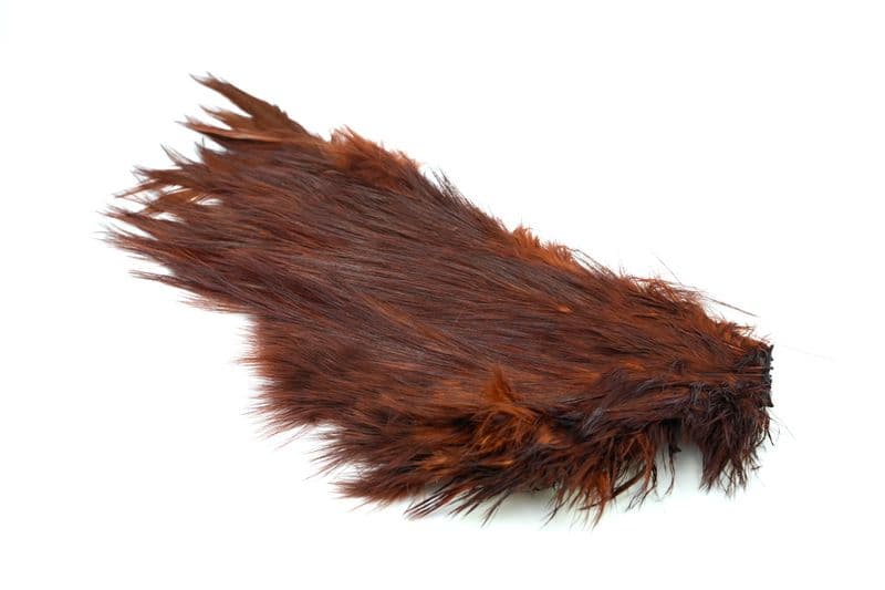 Bird Fur White dyed Coachman Brown view 2