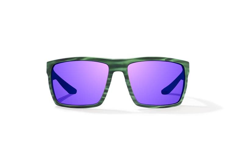 Stiltsville Green Stripe Matte Violet Mirror PC view 1
