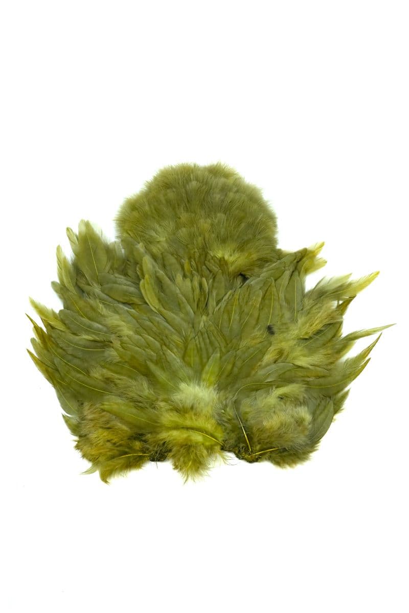 Whiting Rooster SH/C White dyed Dark Olive view 3