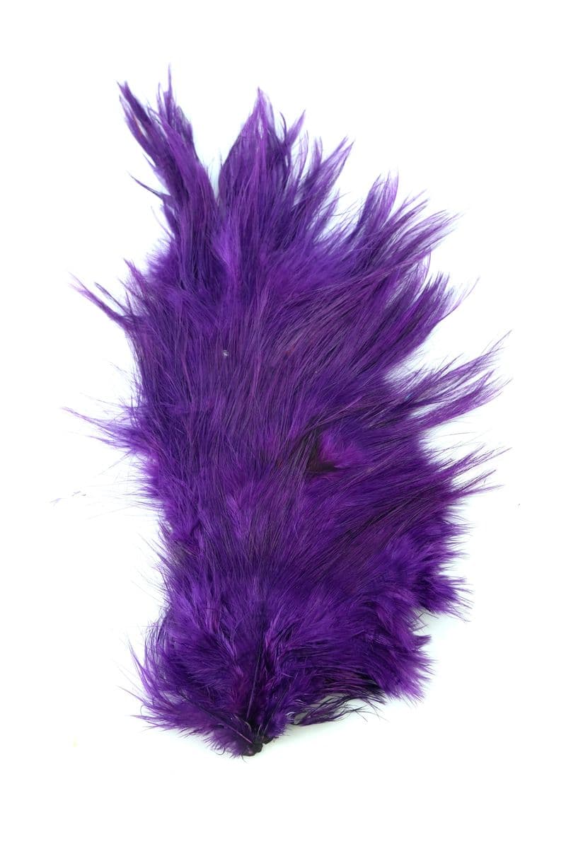 Bird Fur White dyed Purple view 3