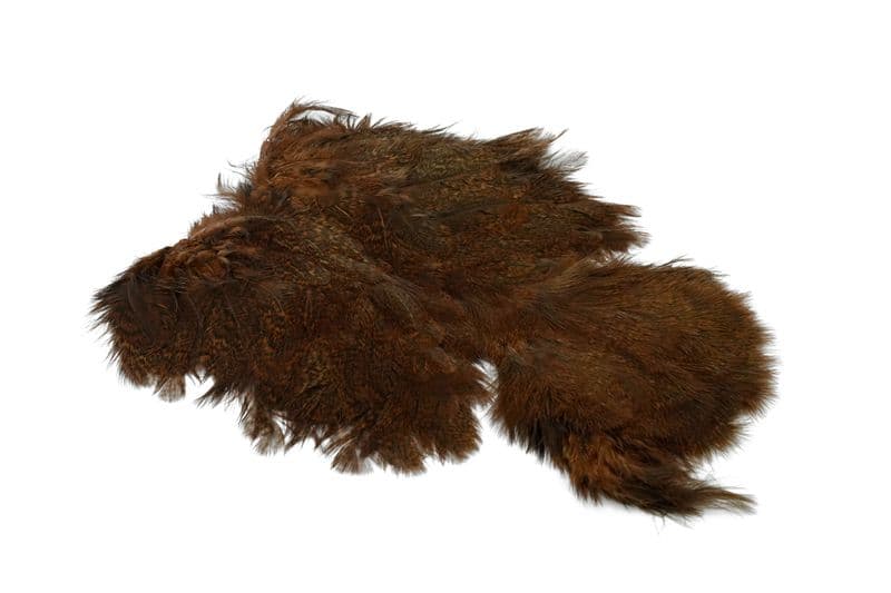 Coq De Leon Hen SH/C Mottled Grey dyed Natural Brown view 4
