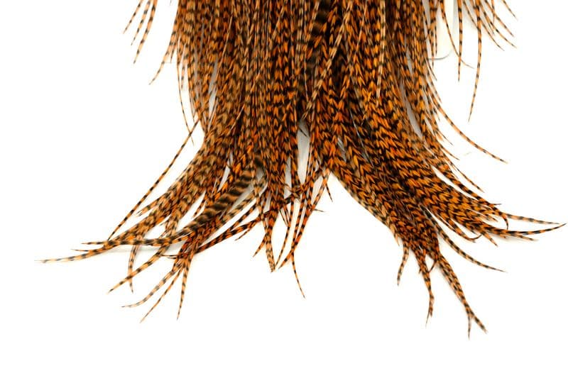 Whiting Silver Saddle Grizzly dyed Golden Brown view 5
