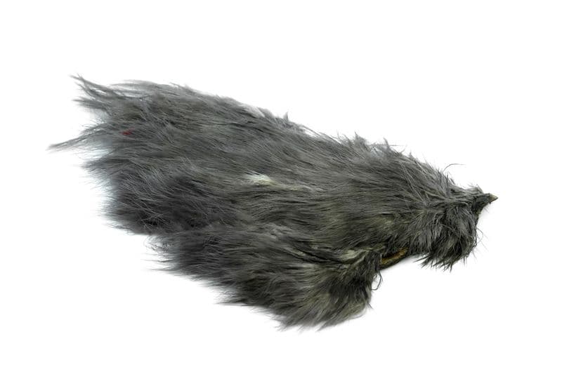 Mini Bird Fur White dyed Dark Dun view 2