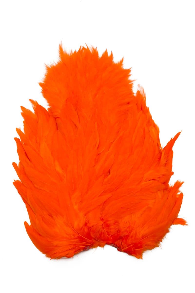 Whiting Rooster SH/C White dyed Orange view 2