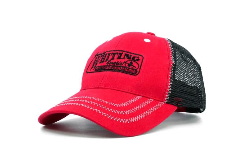 Whiting Farms Mesh Cap Red/Black view 2