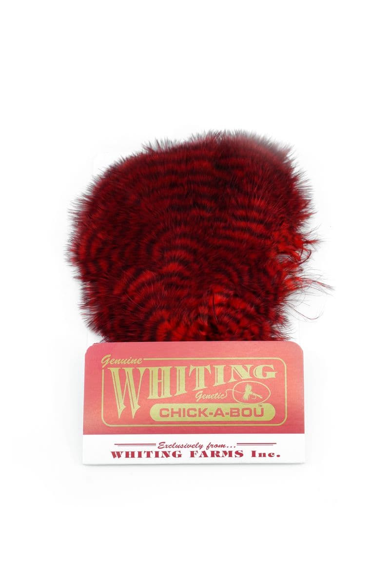 Chickabou Patch Grizzly dyed Red view 2
