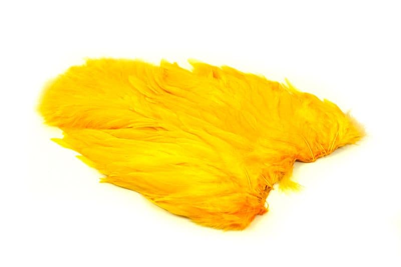 Whiting Rooster SH/C White dyed Golden Yellow view 2