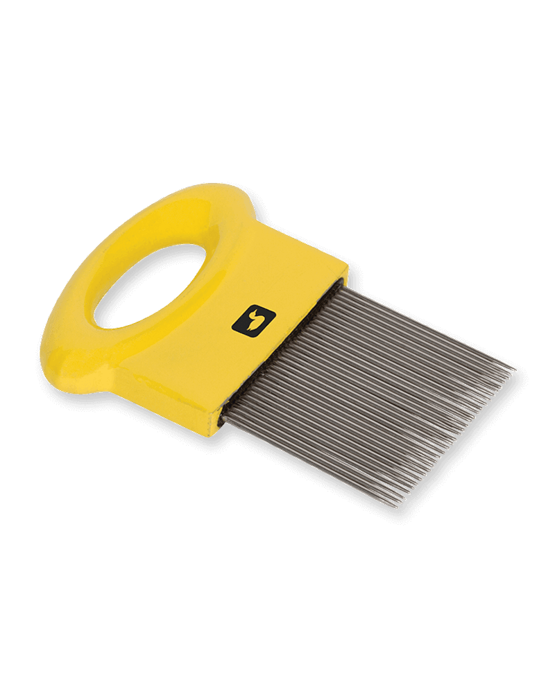 Ergo Underfur Comb - Yellow view 2