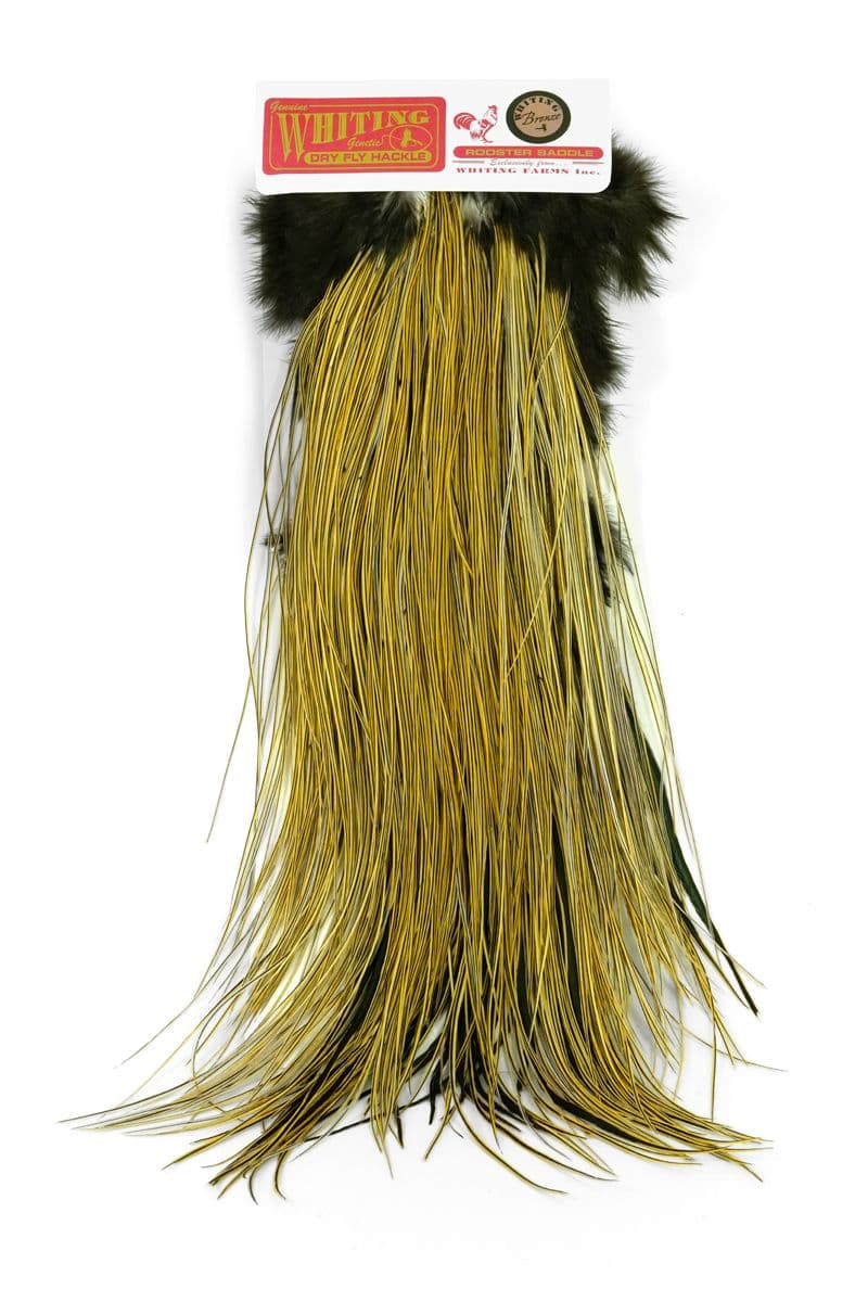 Whiting Bronze Midge Saddle Badger view 3