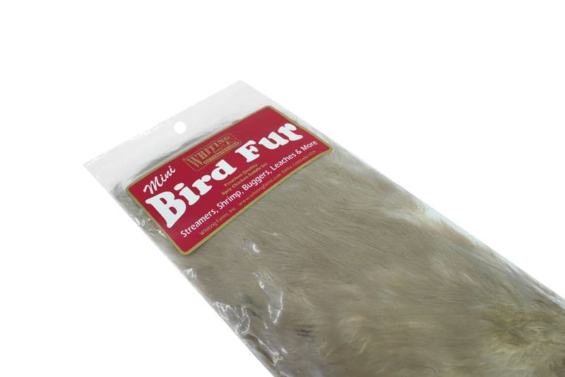 Mini Bird Fur White dyed Tan view 4